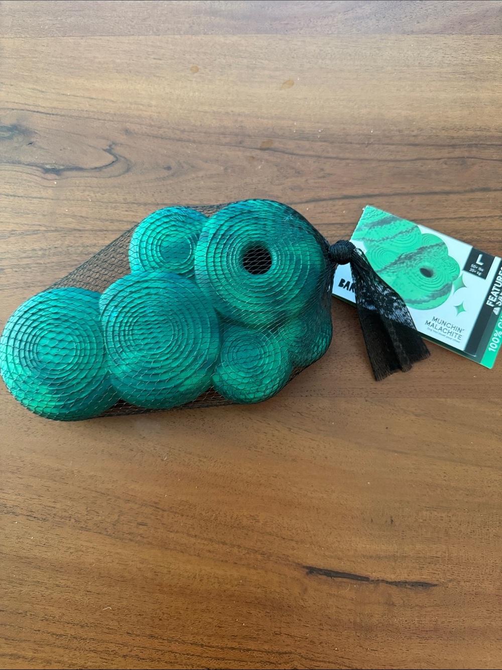 NWT Bark Super Chewer Munchin Malachite Toy